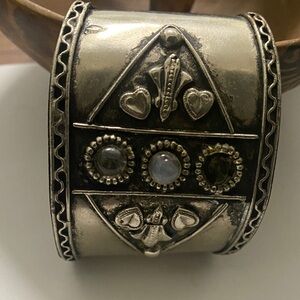 Silver-Toned Women's Cuff Bracelet